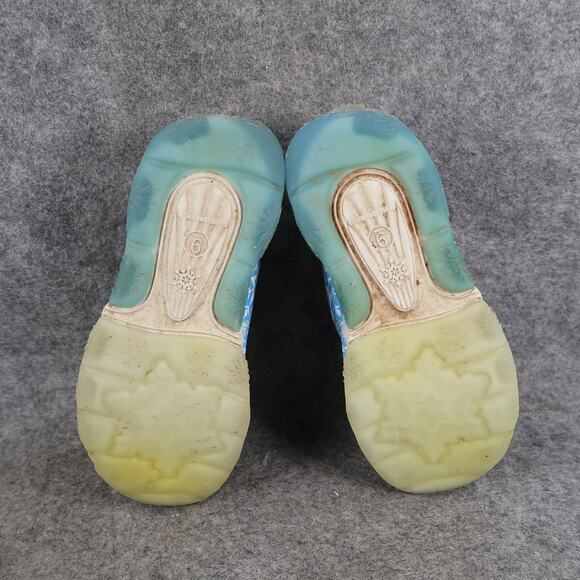 Frozen Shoes Kids Toddler 9 Casual Sneakers Anna Elsa Disney Characters Easy On - Picture 9 of 12